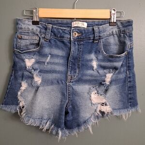 Ariya Women's Distressed Jean Shorts